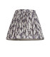 Wood Wing Ash Wood Wall Light with Pearl Grey Fabric Leaf Shade 16cm B22-8