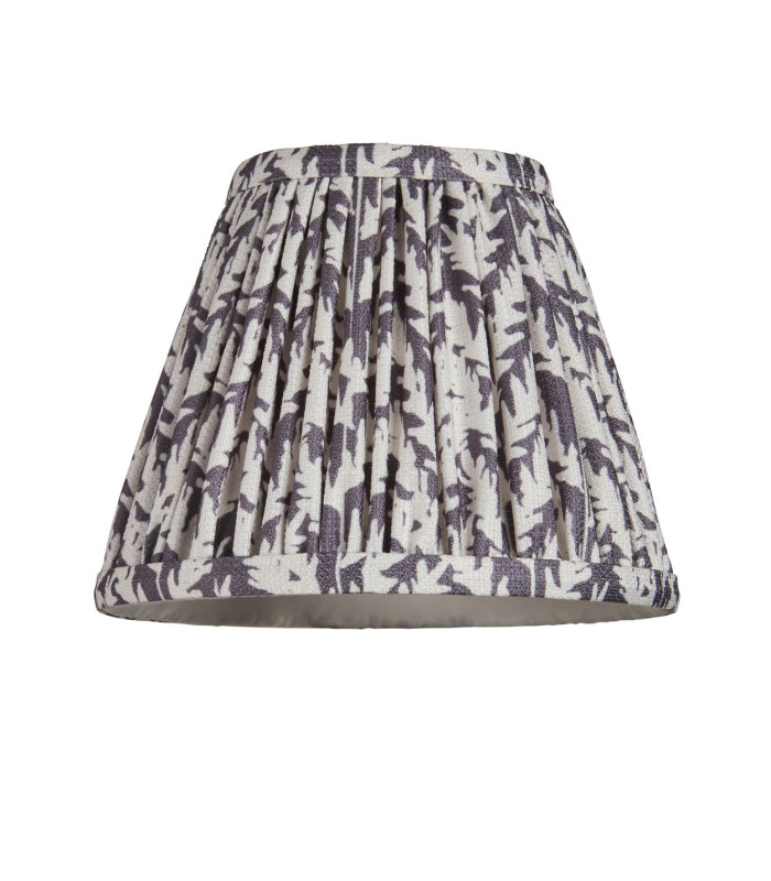 Wood Wing Ash Wood Wall Light with Pearl Grey Fabric Leaf Shade 16cm B22-8