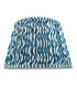 Higgledy Gloss Marlin Blue Paint Floor Lamp with Marlin Blue Fabric Ripple Shade 35cm E27-9