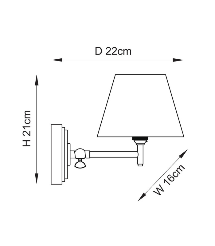 Step Fold Brushed Aged Brass Plate Wall Light with Shell Bay Blue Fabric Leaf Shade 16cm B22-10
