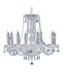 Hale 8 Light Crystal Chandelier Chrome Finish E14_Off
