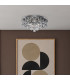Hanna 6 Light Ceiling Semi Flush Light Chrome with Crystals G9_Room