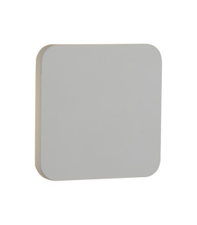 Gypsum LED Indoor Marker Wall Light Paintable Recessed White Plaster_Off