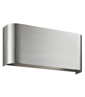 LED Indoor Up / Down Wall Lamp Satin Silver_Off
