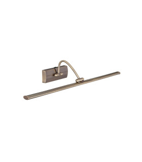 LED Picture Wall Light Antique Brass_Off