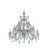 Marie Therese 30 Light Crystal Chandelier Chrome Finish E14_Off