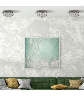 Hanna 4 Light Ceiling Semi Flush Light Chrome with Crystals G9_Room
