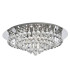 Hanna 8 Light Semi Flush Ceiling Light Chrome with Crystals G9_Main