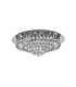 Hanna 8 Light Semi Flush Ceiling Light Chrome with Crystals G9_Off