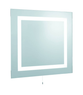 4 Light Illuminated Fluorescent Bathroom Mirror Light IP44_Main