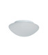3 Light Bathroom Flush Ceiling Light Round White with Opal Glass IP44 E27_Off