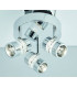 Bubbles LED 3 Light Bathroom Ceiling Spotlight Chrome Bubble Effect IP44_Main