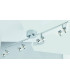 Bubbles LED 4 Light Adjustable Bathroom Ceiling Spotlight Bar Chrome Bubble Effect IP44_Main