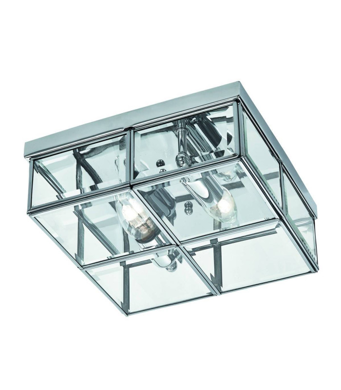 Flush Ceiling 2 Light Chrome E14_Main
