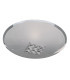1 Light Flush Ceiling Light Crystal with Glass Crystals E27_Off
