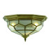 Flush Ceiling 2 Light Antique Brass E14_Main