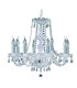 Hale 8 Light Crystal Chandelier Chrome Finish E14_Main