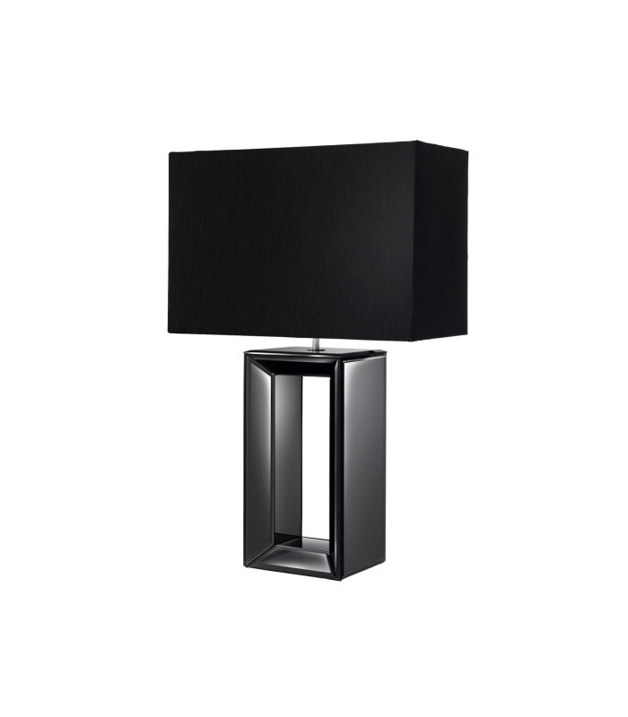 Table Lamp Black Mirror with Shade E27_Off