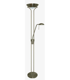 Mother and Child Floor Lamp Antique Brass with Dimmer G9_Main