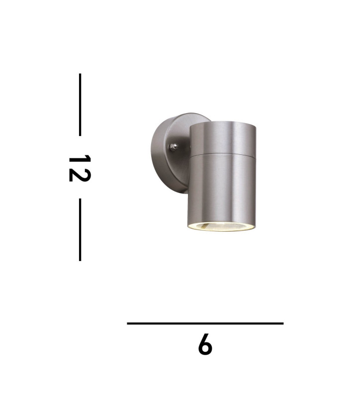 LED 1 Light Outdoor Light Cast Aluminium IP44_Line