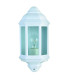 1 Light Outdoor Flush Lantern Light White IP44 E27_Main
