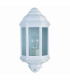 1 Light Outdoor Flush Lantern Light White IP44 E27_Off
