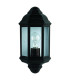 1 Light Outdoor Flush Lantern Light Black IP44 E27_Main