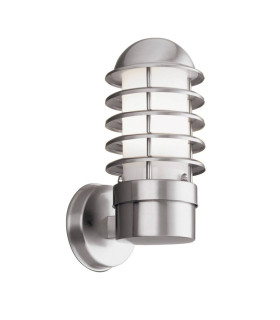 1 Light Outdoor Garden Wall Light Stainless Steel IP44 E27_Main