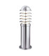 Louvre 1 Light Outdoor Bollard Light Stainless Steel IP44 E27_Main