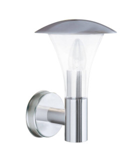 1 Light Outdoor Garden Wall Light Stainless Steel IP44 E27_Main