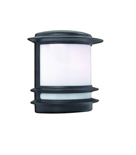 Stroud 1 Light Outdoor Garden Wall Light Black IP44 E27_Main