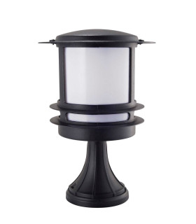 Stroud Black Outdoor Pedestal Light E27_Off