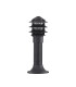 1 Light Outdoor Pedestal Bollard Light Black IP44 E27_Off