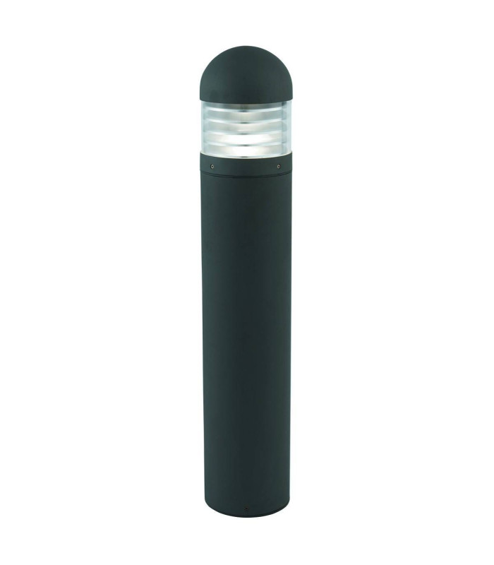 Bronx 1 Light Outdoor Bollard Light Black with Polycarbonate Diffuser IP65 E27_Main