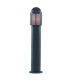 1 Light Outdoor Aluminium Bollard Light Black IP44 E27_Main