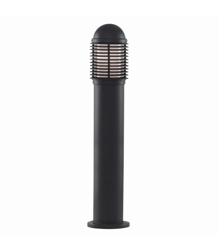 1 Light Outdoor Aluminium Bollard Light Black IP44 E27_Off