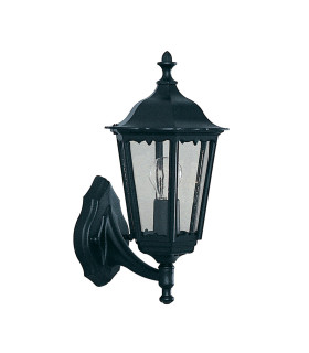 Alex 1 Light Outdoor Wall Lantern Black IP44 E27_Off