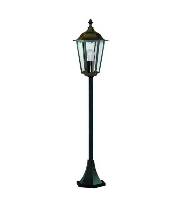 Alex 1 Light Outdoor Bollard Light Black IP44 E27_Main