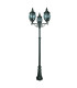 Bel Aire 3 Light Outdoor Lamp Post Black IP44 E27_Main
