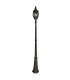 Bel Aire 1 Light Outdoor Lamp Post Black IP44 E27_Off