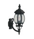 Bel Aire 1 Light Outdoor Wall Lantern Black IP44 E27_Main