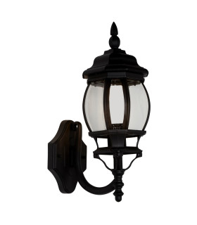 Bel Aire 1 Light Outdoor Wall Lantern Black IP44 E27_Off