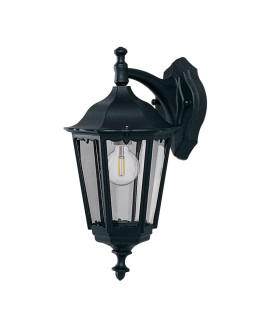 Bel Aire 1 Light Outdoor DownLantern Light Black IP44 E27_Off