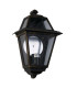 New Orleans 1 Light Outdoor Garden Wall Lantern Black Gold IP44 E27_Off