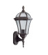 Capri 1 Light Outdoor Wall Lantern Rusty brown IP44 E27_Off