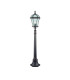 Capri 1 Light Outdoor Bollard Light Rustic Brown IP43 E27_Main