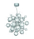 Molecule 12 Light Ceiling Pendant Chrome G4 Bulb_Main