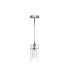 Duo 1 Light Ceiling Pendant Chrome Glass Single E14_Off