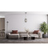 Duo 1 Light Ceiling Pendant Chrome Smoked Glass Single E14_Room