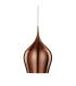 Vibrant 1 Light Large Dome Ceiling Pendant Copper E27_Main